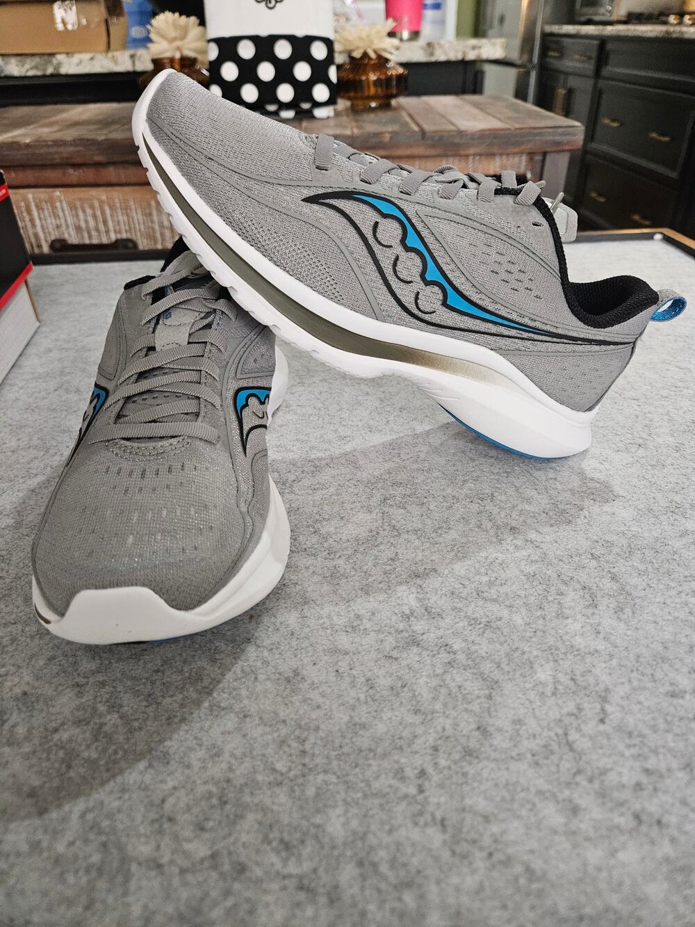 Saucony Kinvara 13 Alloy Topaz Mens Size 7